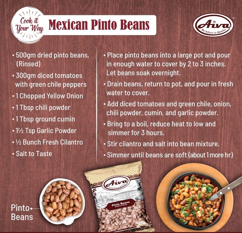 Aiva Pinto Beans 4 LB