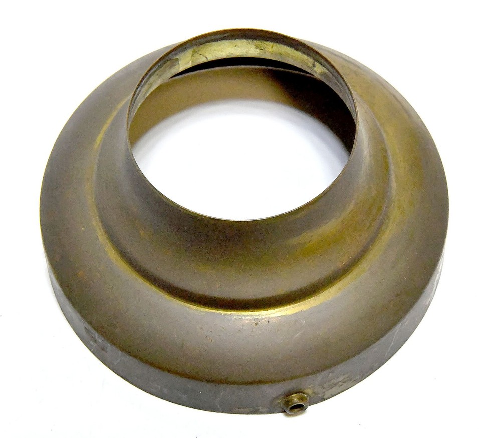 VINTAGE BRASS LIGHT CANOPY COLLAR