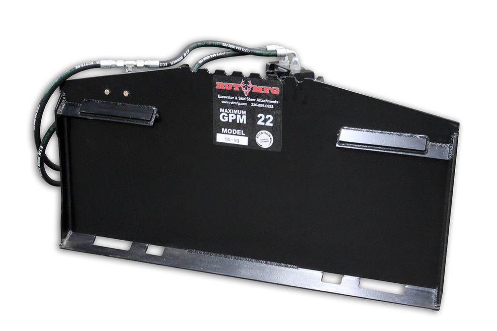 High Flow Skid Steer Stump Grinder 25-40 GPM