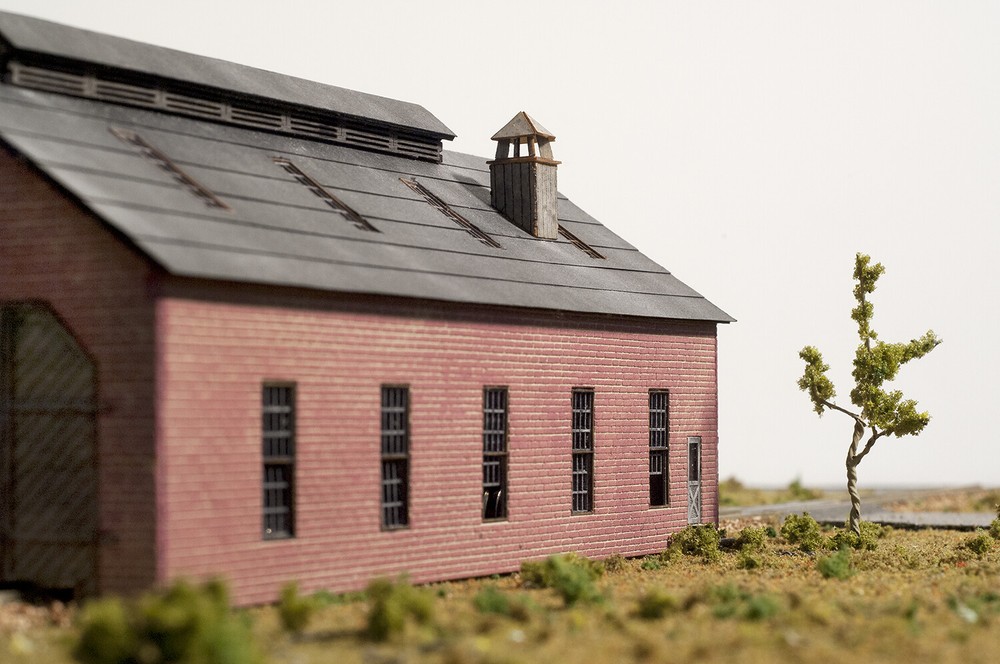 Laser Cut N Scale 2 Stall Engine House Building KIT.