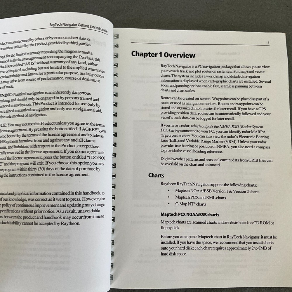 Getting Started Guide for Raytheon RayTech Navigator