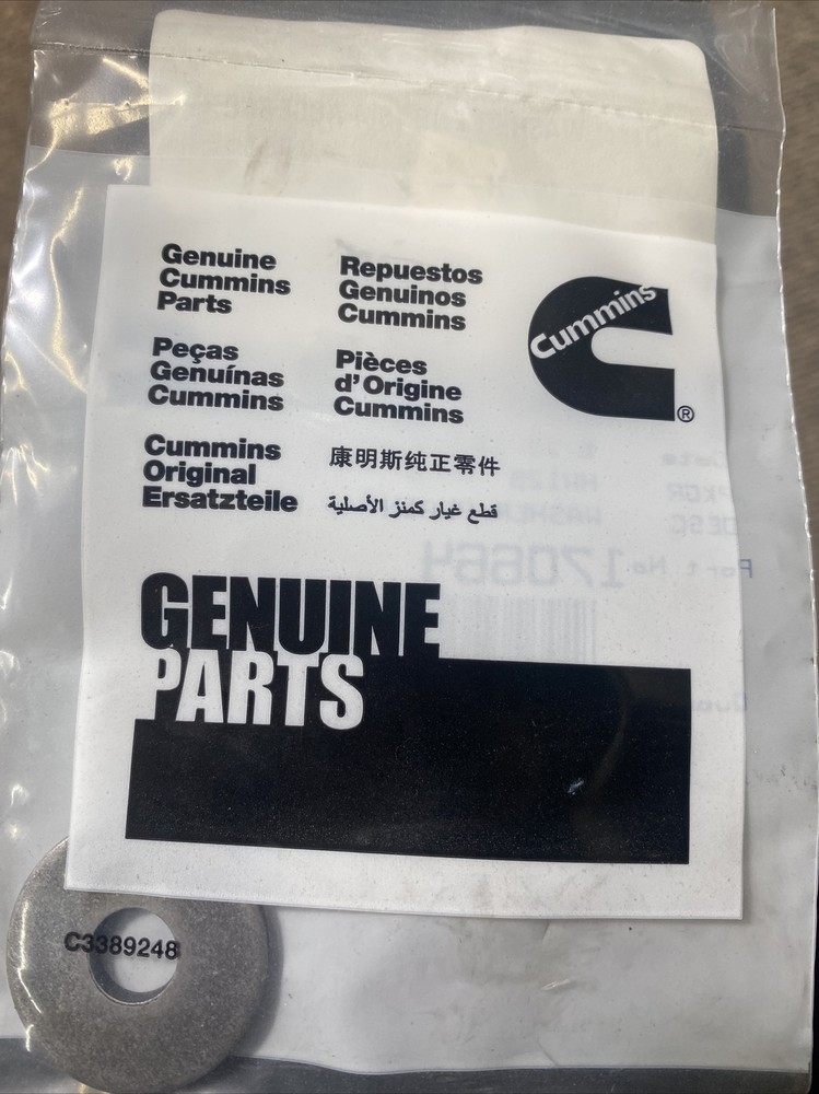 Cummins WASHER,PLAIN 170664 QTY 2