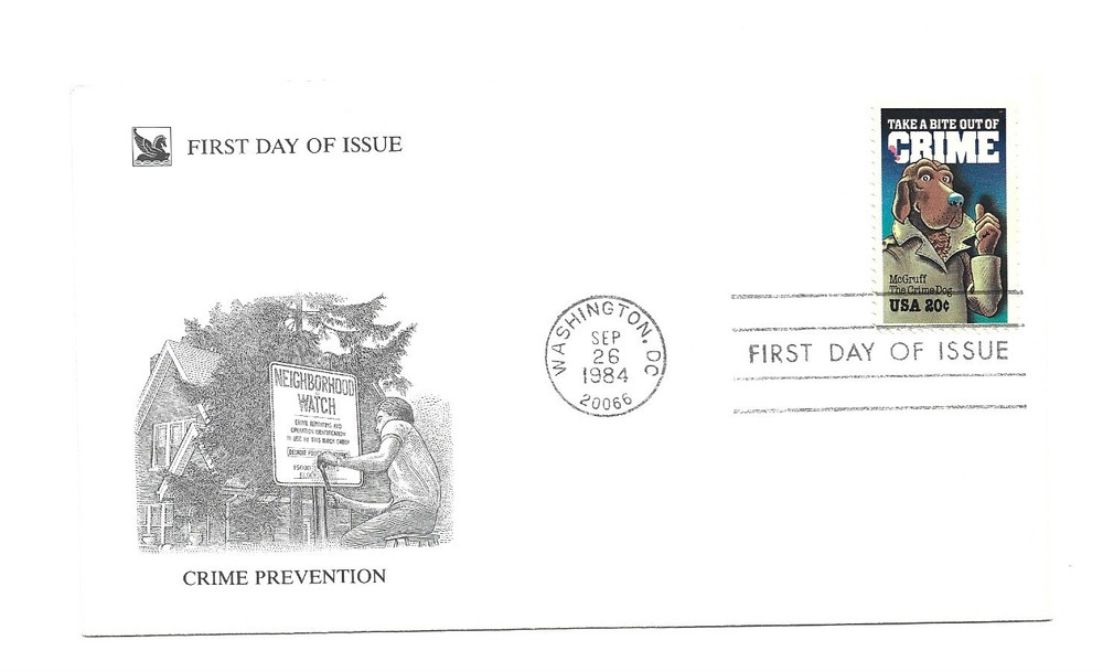 2102 Crime Prevention, Readers Digest, FDC