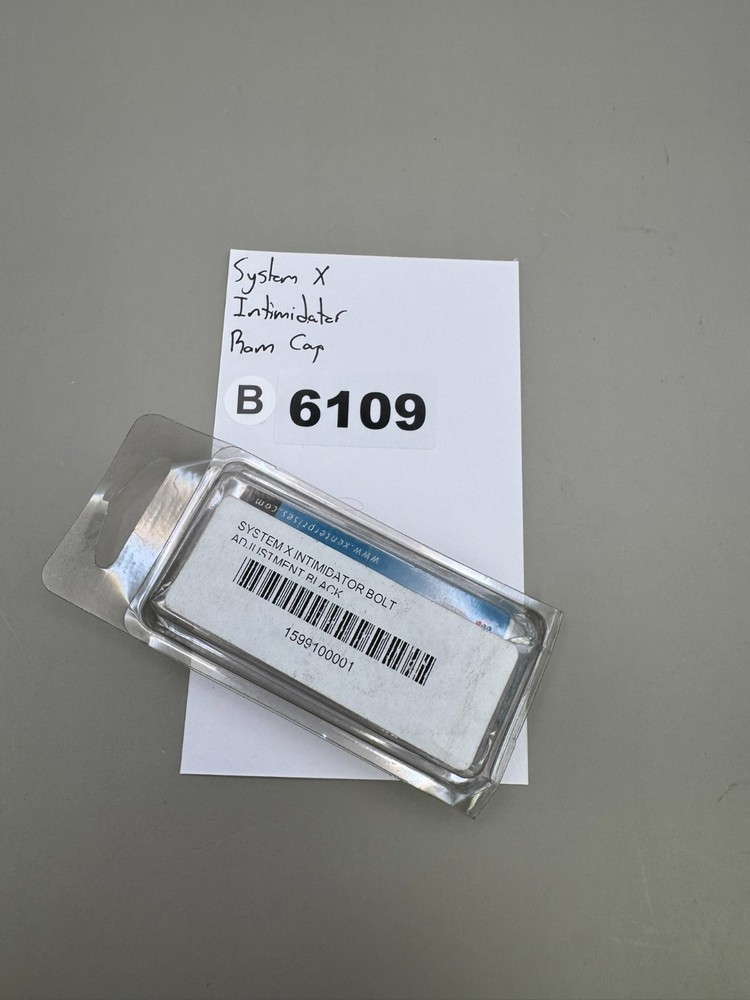 System X Intimidator Ram Cap-Gloss Black