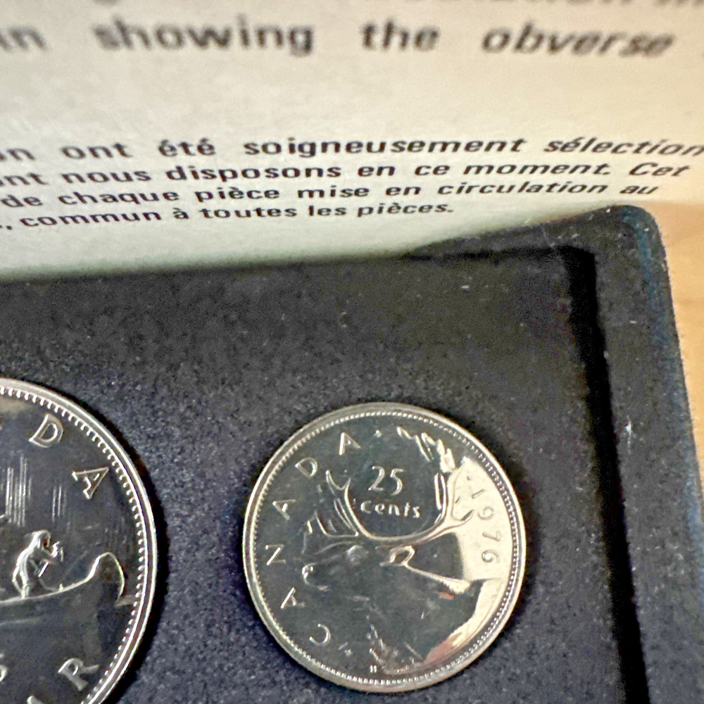 Royal Canadian Mint 1976 Uncirculated Gem Set