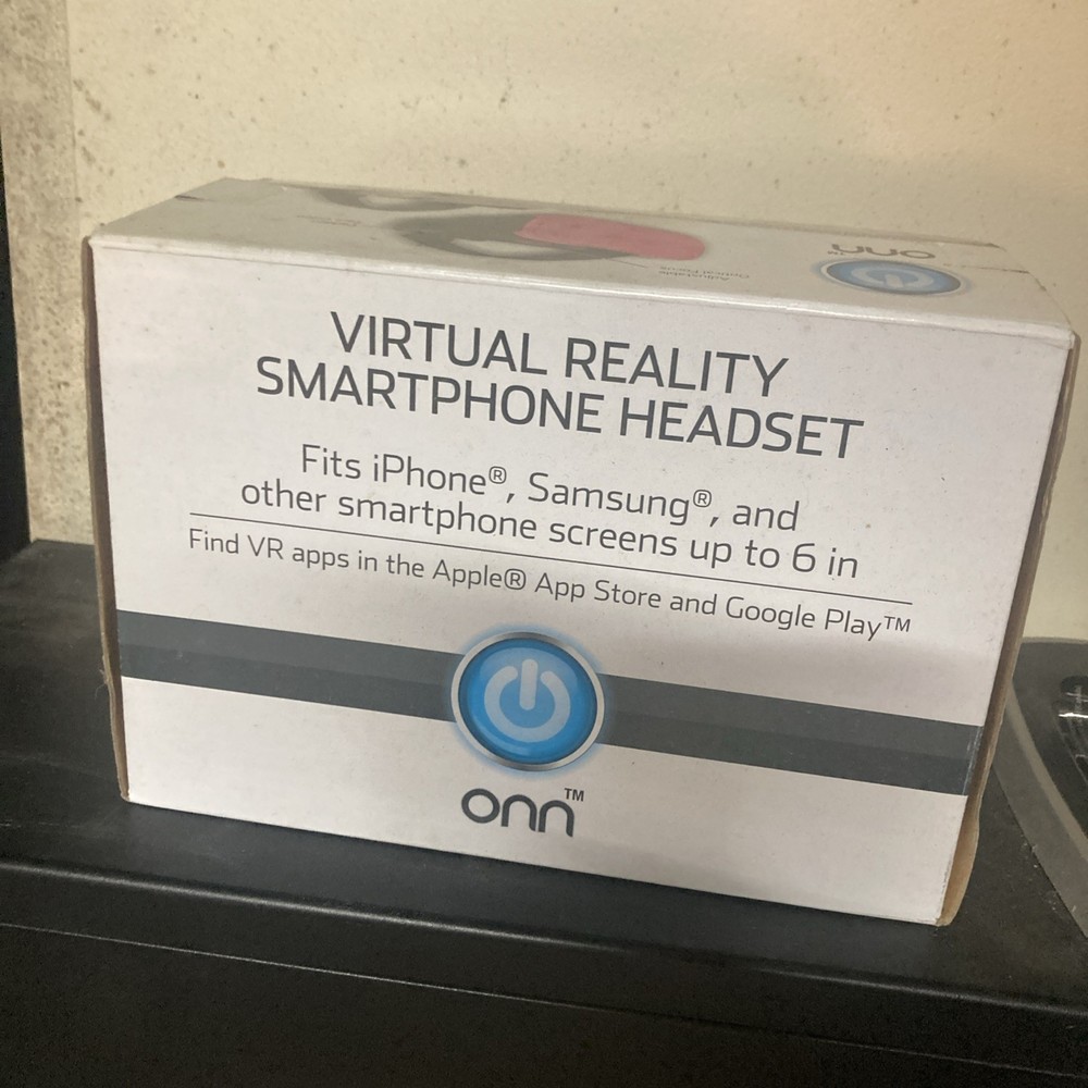 Onn Virtual Reality Smartphone Headset Red