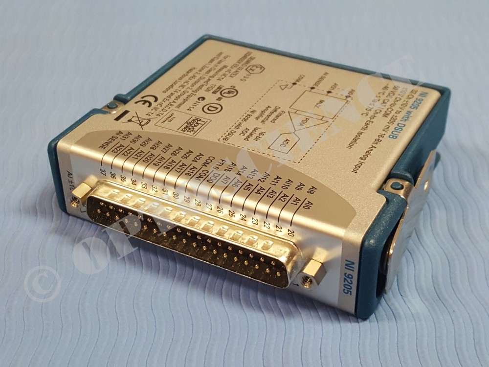 National Instruments NI 9205 cDAQ Analog Input Module, 32 Channels, D-Sub