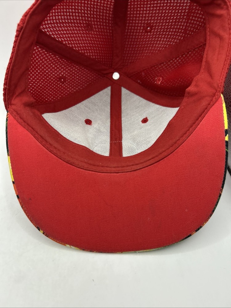 THE FLASH Baseball Hat Cap Youth Boys Patterned Flat Bill Patch Red SnapBack