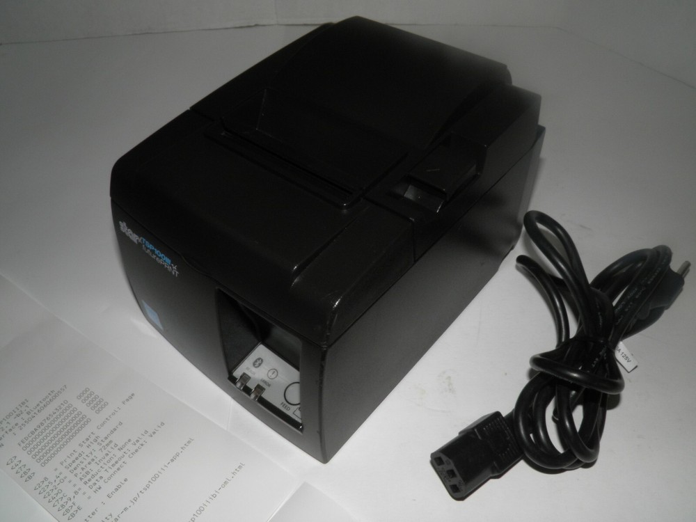 Star TSP100 Thermal POS Receipt Printer TSP143IIIBI w Bluetooth 100% WORKING