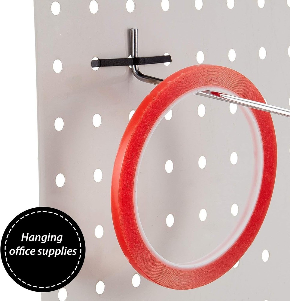 Durable Plastic Pegboard Hook Locks - 100 Count for Effortless Display Solutions