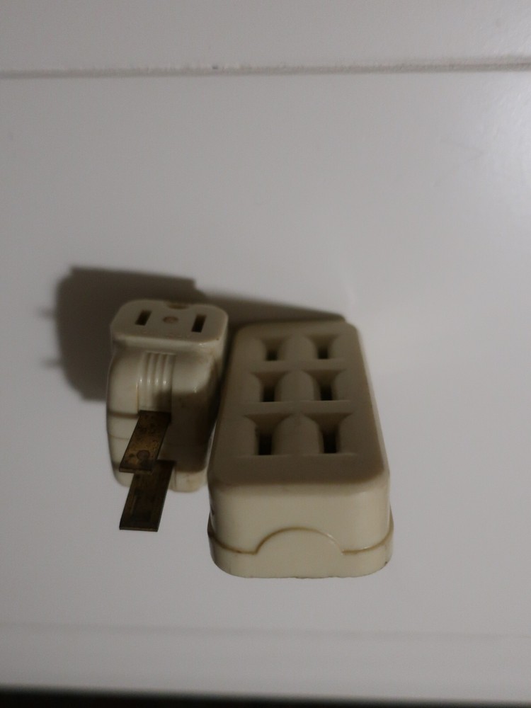 2 Vintage Multi-Plug Adapters