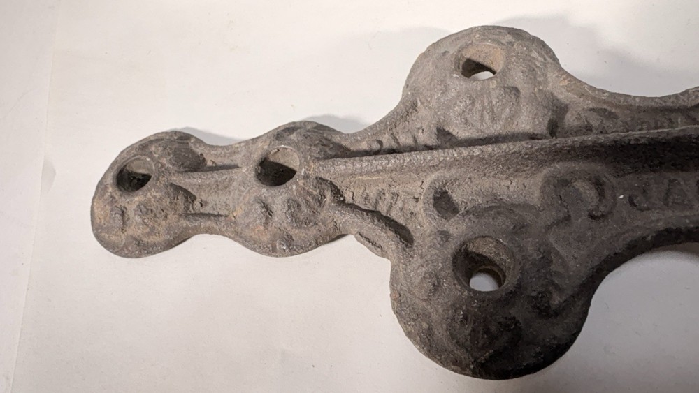 Antique Cast-Iron Blacksmith Hardware 1885 U