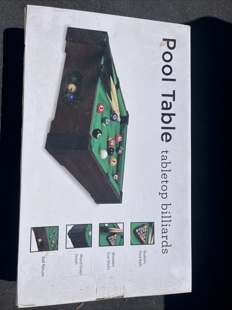 Pool Table Tabletop Billiards