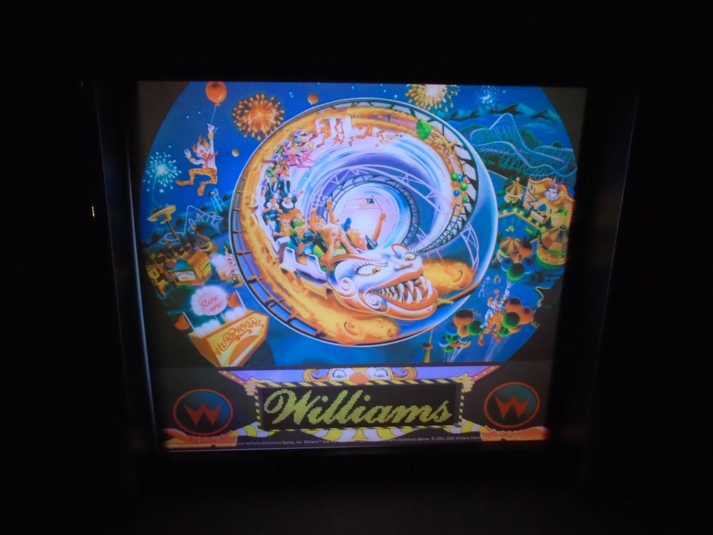 Williams Hurricane Pinball Head LED Display light box