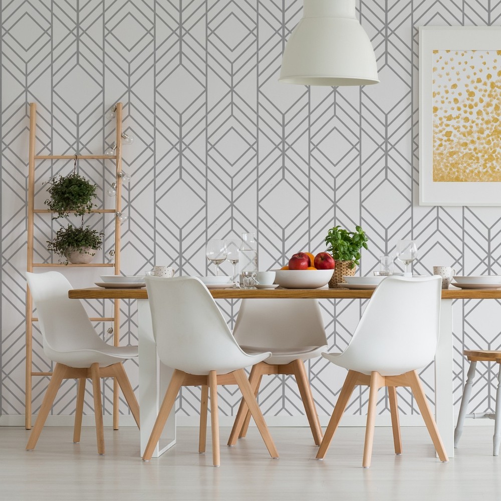 Reusable Allover Plastic Stencil // VERTICAL LINES