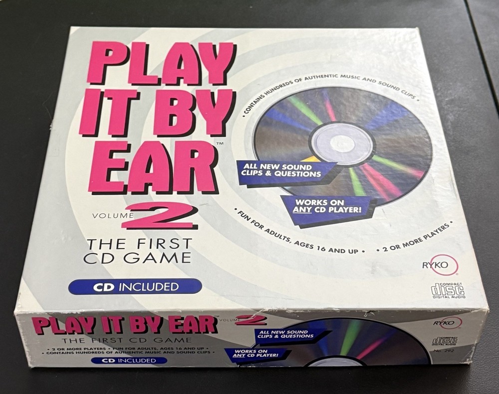 Play It By Ear Volume 2 CD Game Complete Ryko 1992 Untested