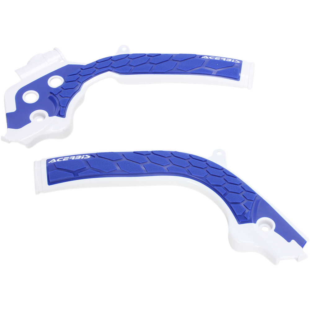 Acerbis X-Grip Frame Guards - KTM - White/Blue | 2449531029