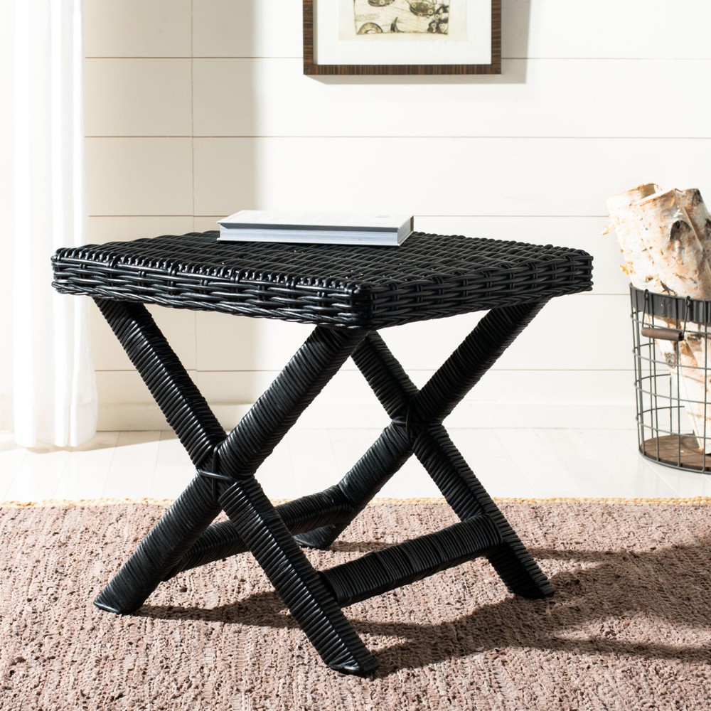 SAFAVIEH Manor Bench | Black |