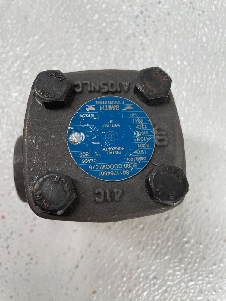 Piston Check Valve 3/4" Class 800 Socket Weld Ends A105 Forged Steel API Trim 8
