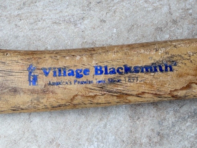 1.71 LBS Vintage Village Blacksmith Hatchet Axe, Original Handle, Rustic Tool