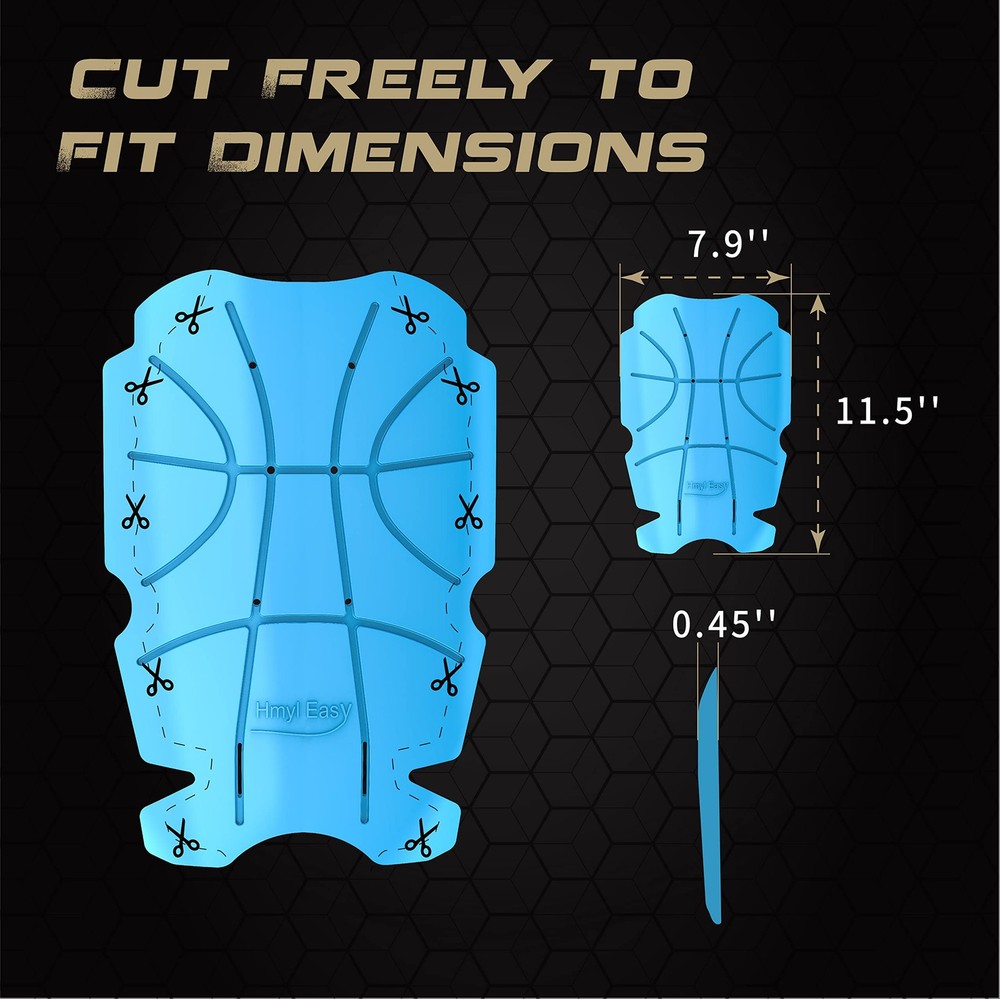 Breathable Pocket Knee Pad Insert for Work Pants/Bibs, Uniforms, and Tactical...
