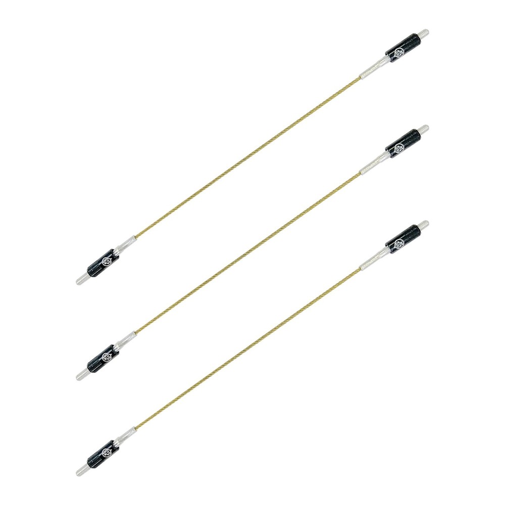 3PCS - Titanium Viola Tailgut - 15"-16.5" Size - Non-slip with Adjuster (3 Pack)