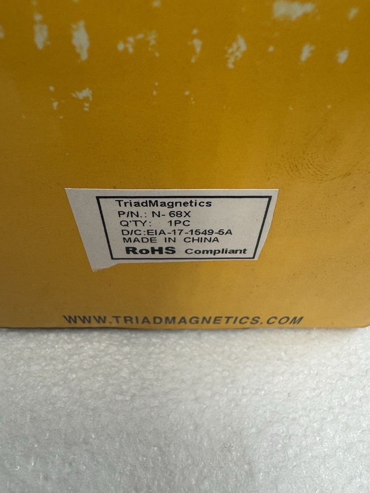 Triad Magnetics N68X Isolation Transformer
