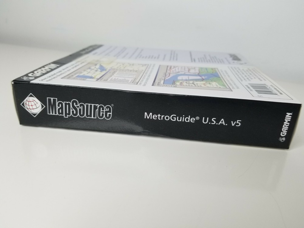 GARMIN USA MetroGuide MAPSOURCE Version 5 (2 DISC CD-ROM Maps)