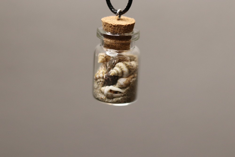 Bottled Beach Necklace: Pick Size