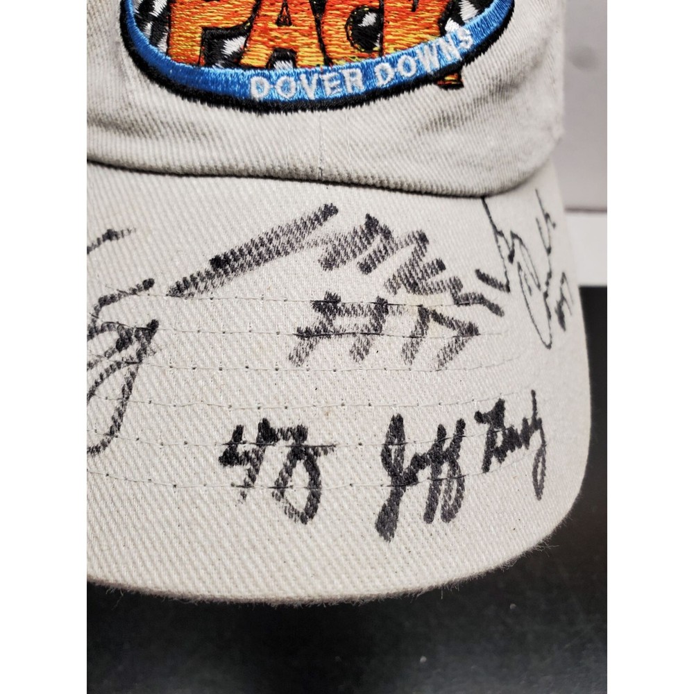 Autographed NASCAR Busch Series Dover Downs Hat - READ