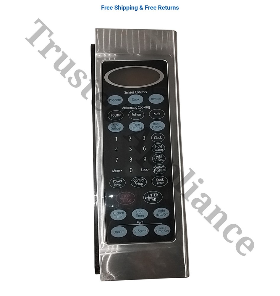 MAYTAG Microwave Control PANEL PART # 53001507 SILVER