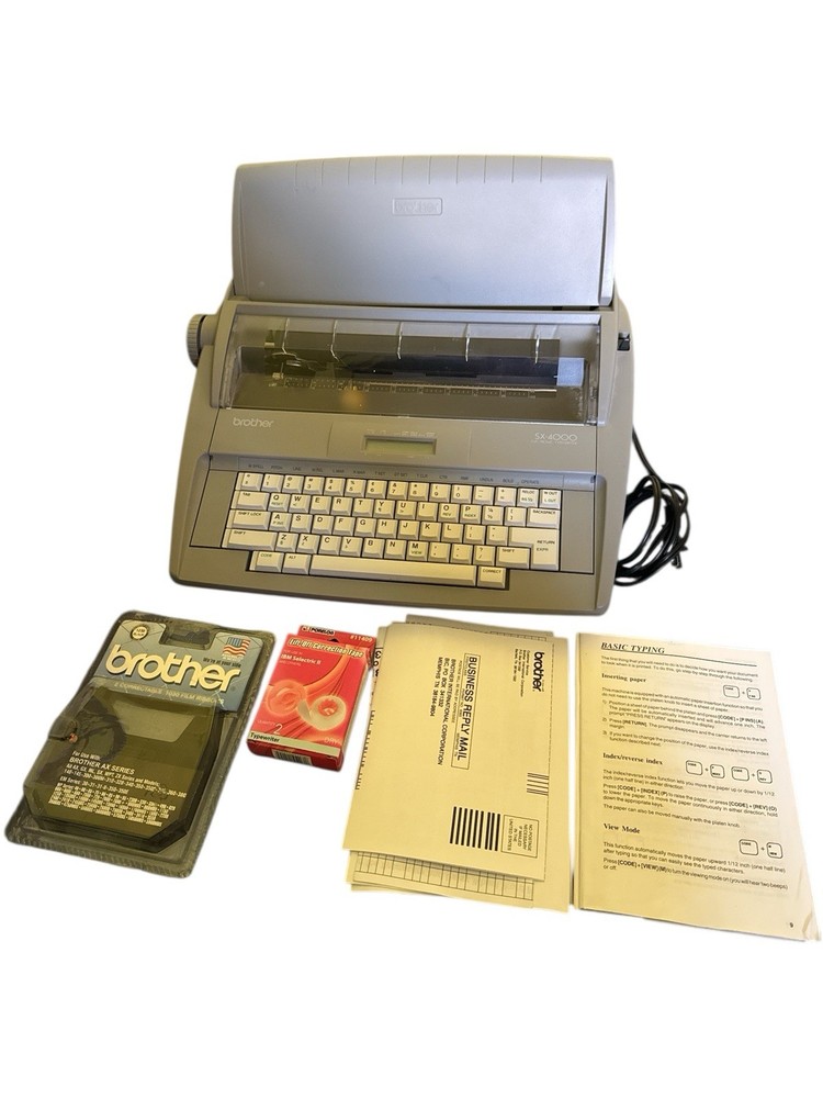 Brother SX-4000 LCD Digital Display Electronic Typewriter