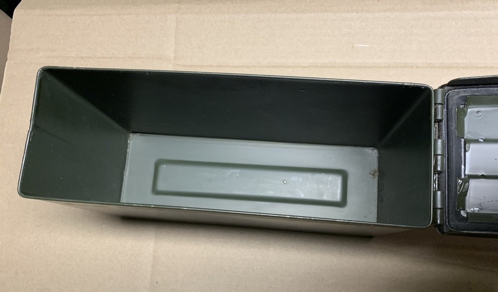 US Military .30 Cal 7.62 Ammo Box Can
