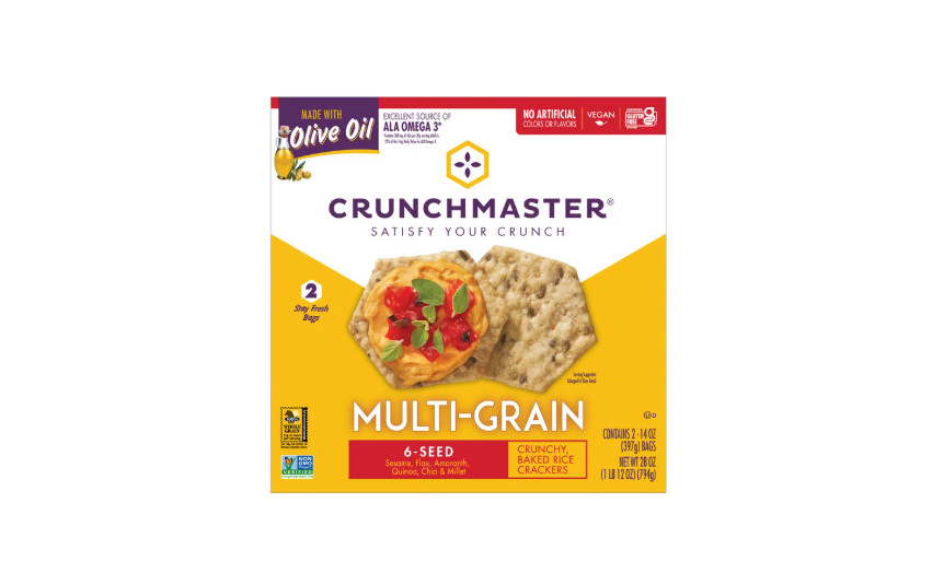 Crunchmaster 6-Seed Multi-Grain Crackers, 28 Ounce