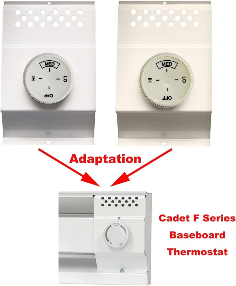 5Pcs Baseboard Heater Thermostat Temperature Control Dial Knob Replace
