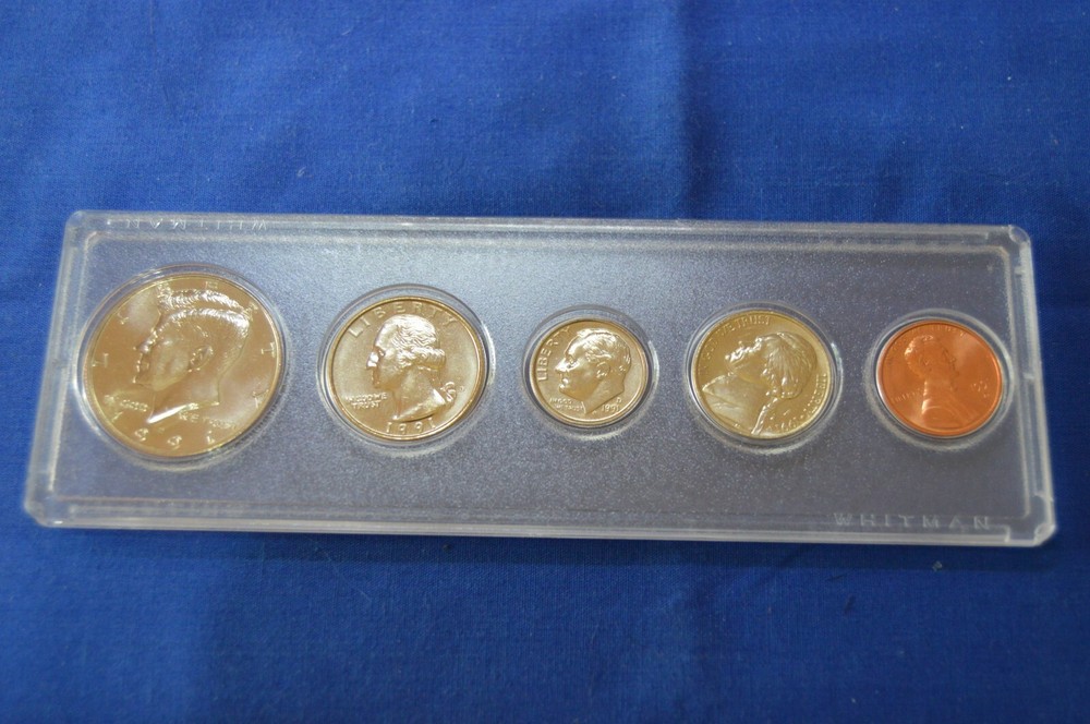 1991 Birth Year Set   Includes Kennedy Half Dollar 91-2
