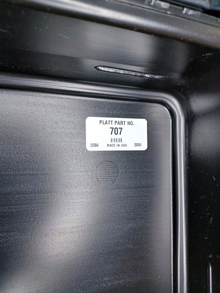 Platt 707 Black Plastic Hard Shell Case Pull Apart Foam Inside