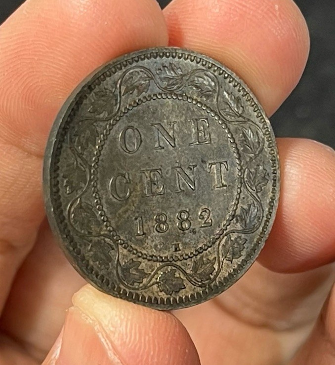 1882 H Canada Large Cent Coin Excellent Condition High Value