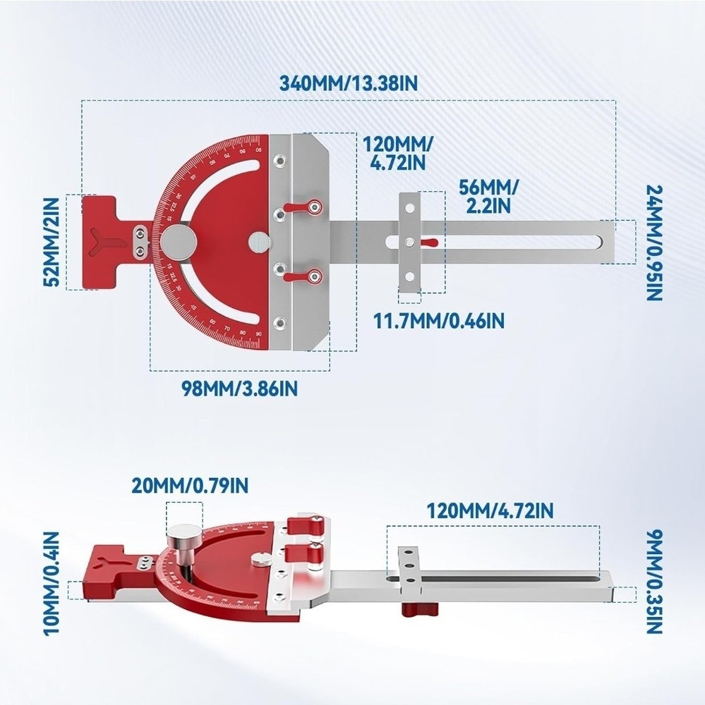 Adjustable Multi-angle Track Saw Guide Fit