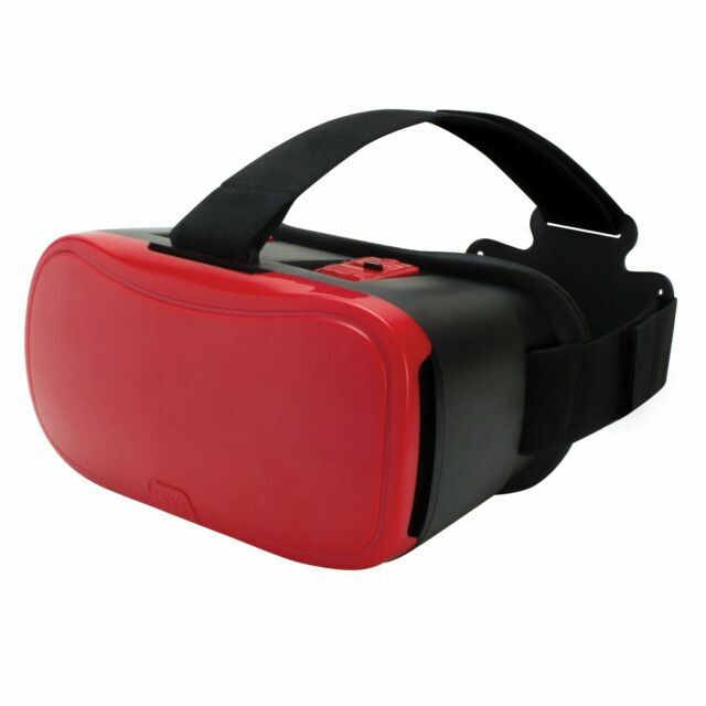 ONN Virtual Reality SmartPhone Headset - Red