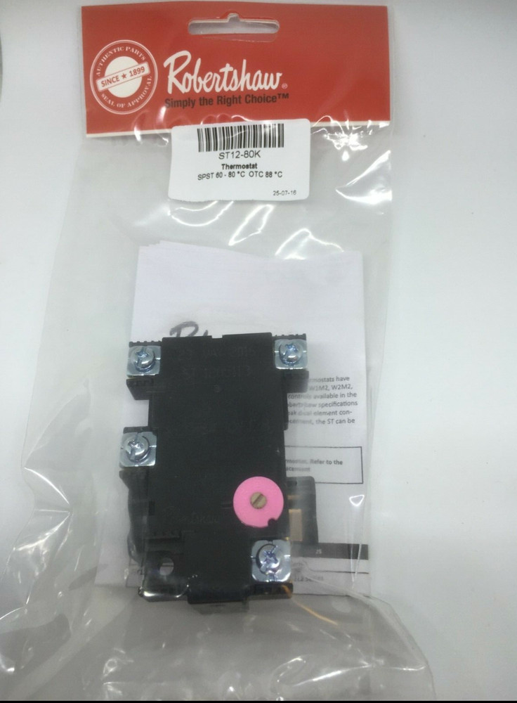 Genuine  RHEEM DUX Electric Hot Water Heater Thermostat Robertshaw ST12-80