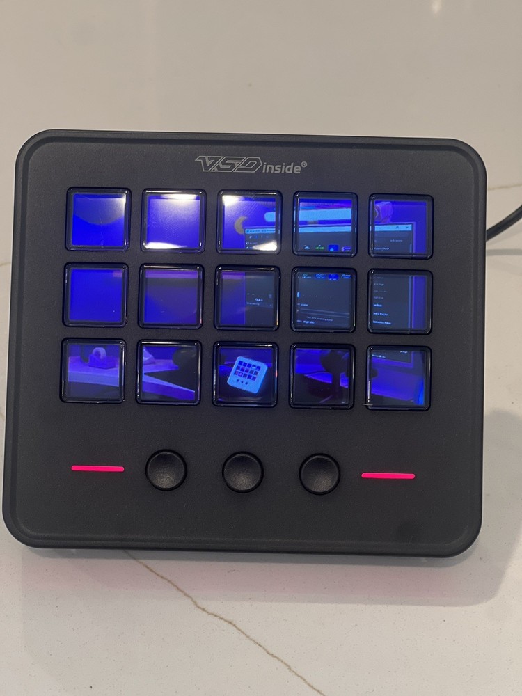 Vsdinside Stream Deck MK.2 – Studio Controller, 15 Macro Keys,