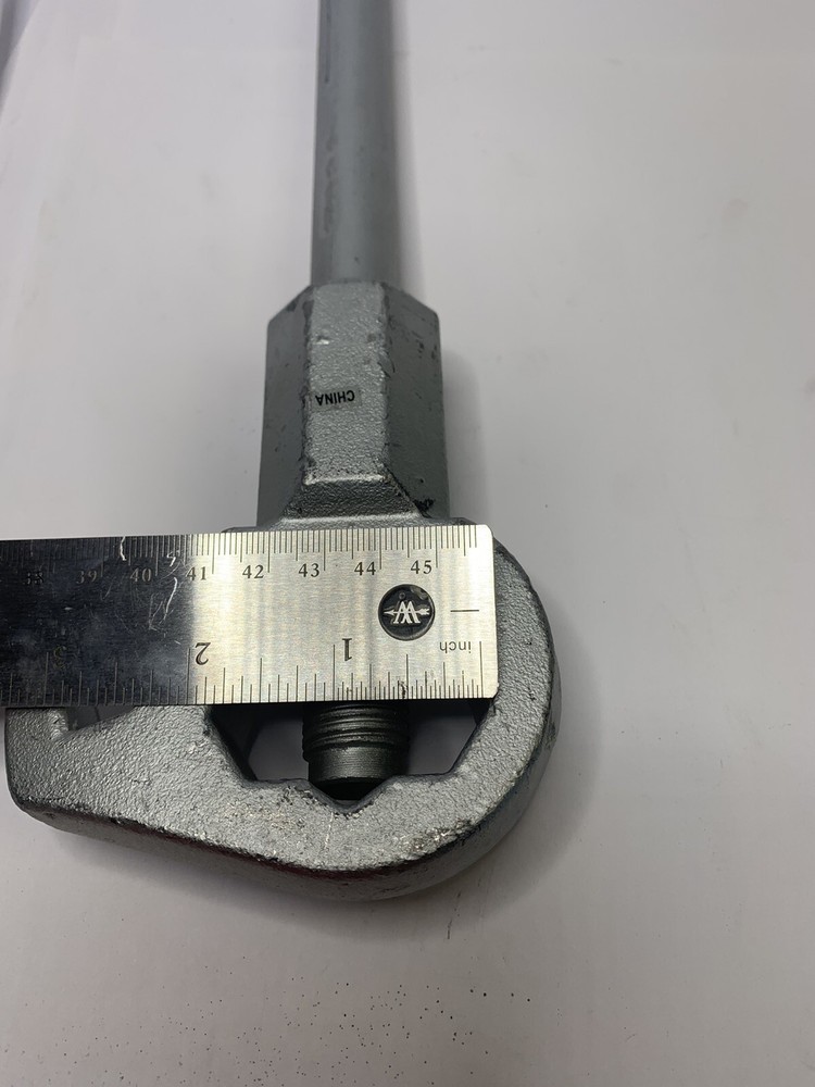 18” Adjustable Moon American Hydrant Wrench Spanner Hook Pentagon & Square Nuts