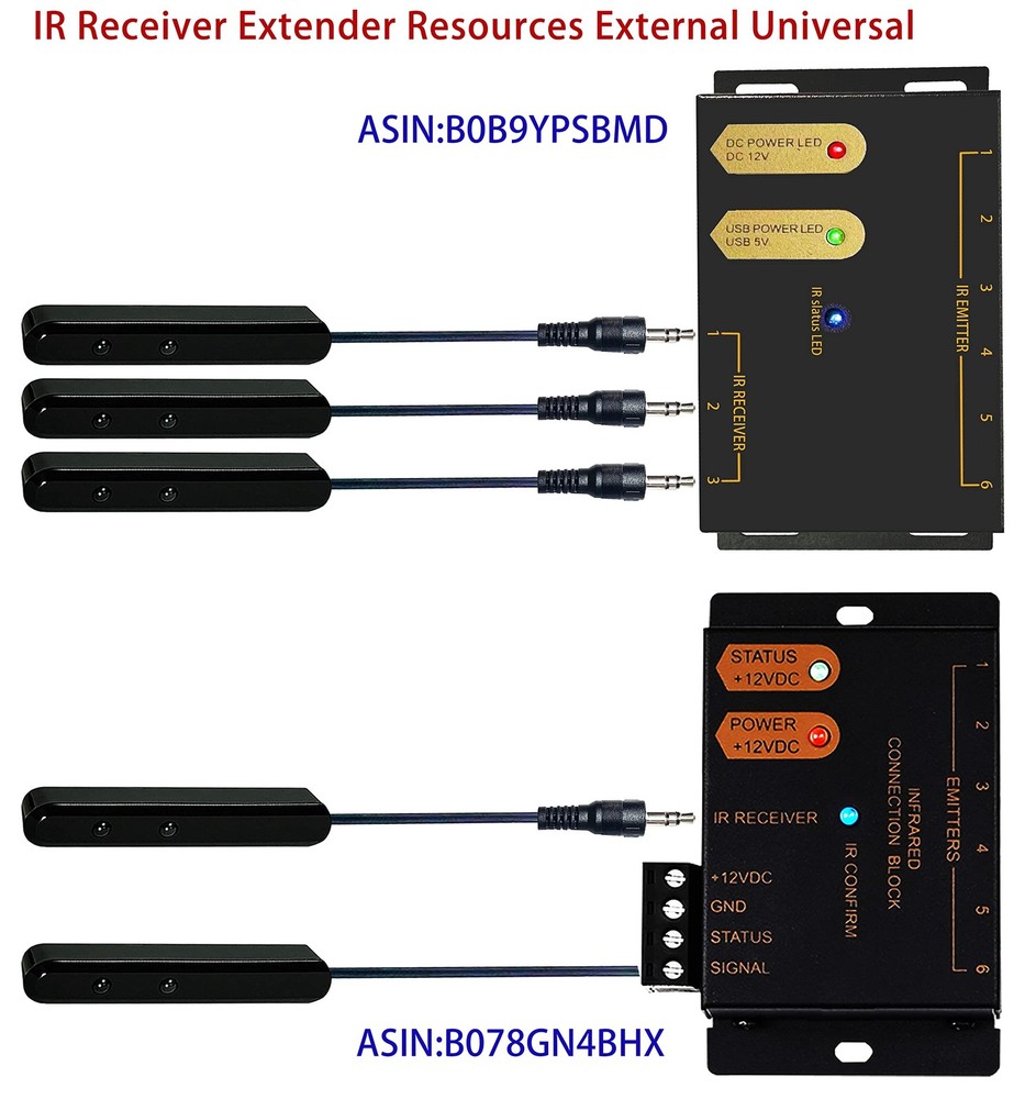 IR Receiver Extender Resources External Universal, Applicable to Products “ B...