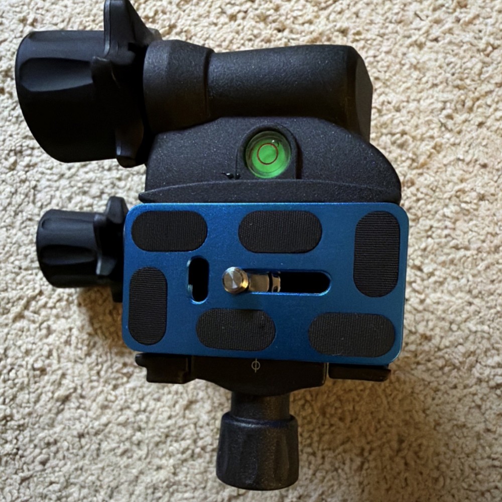 Benro GD3WH Geared Tripod Head Levelling Indicator Universal Camera Mount