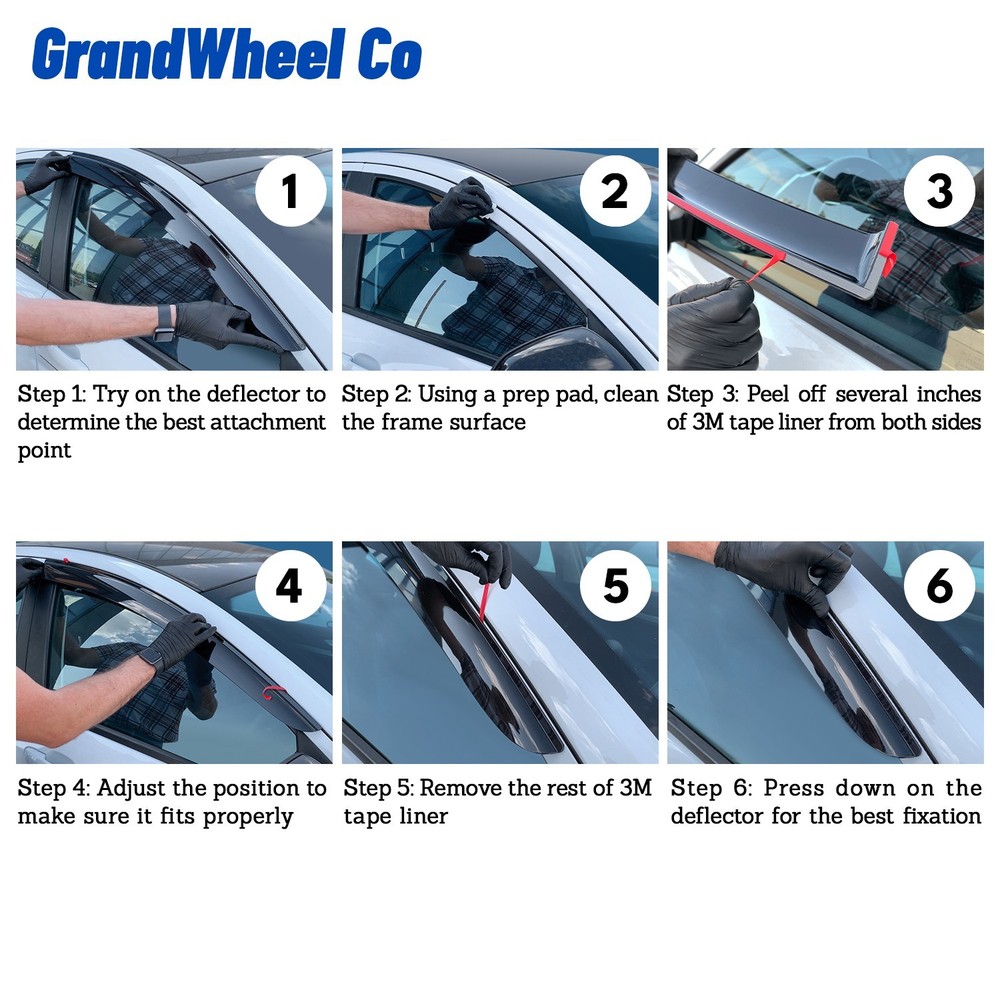 Rain Guards Vent Visors Shade for 2017-2025 Mazda CX-5