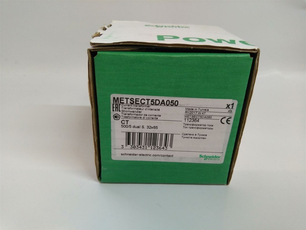 New Schneider METSECT5DA050 Current Transformer, Black FREE SHIPPING