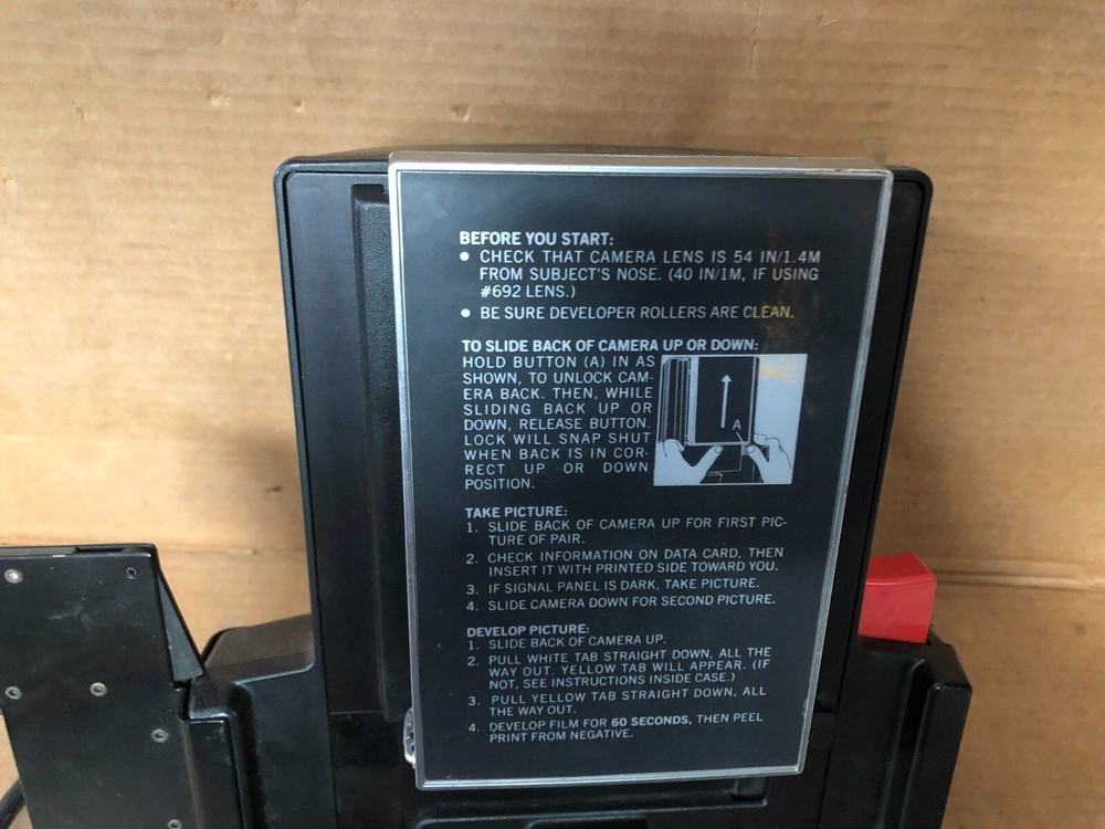 Polaroid ID-3 Vintage Land Identification System ID Camera UNTESTED AS/IS