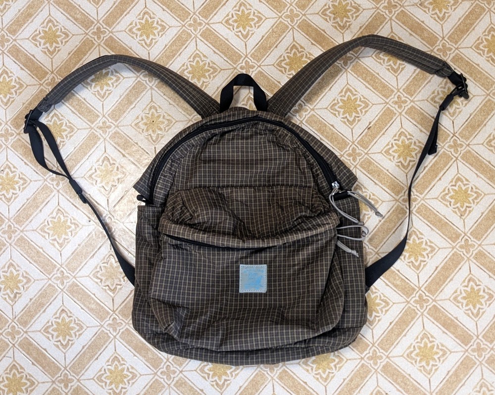 Bluelug Mini Daypack (Padded Brown Nylon Pattern)