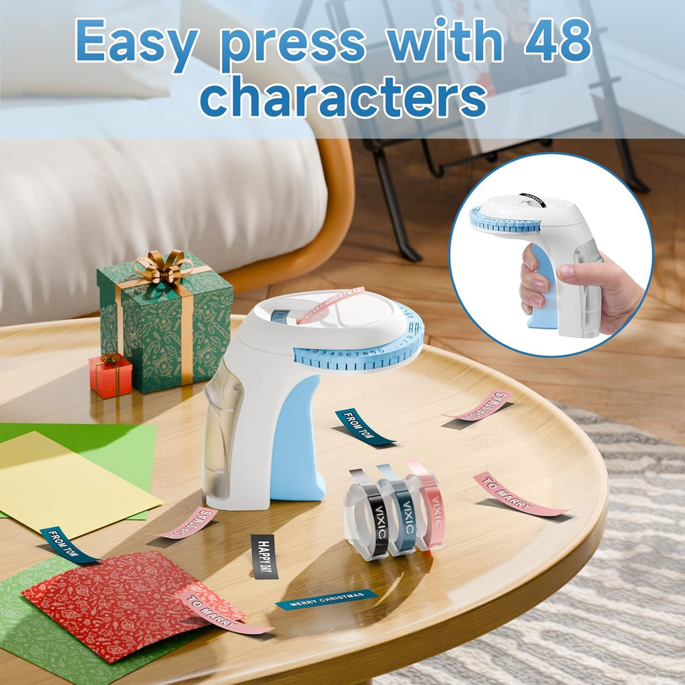 Phomemo Embossing Label Maker with 5 Label Tapes | Organizer Xpress, Pro Lab